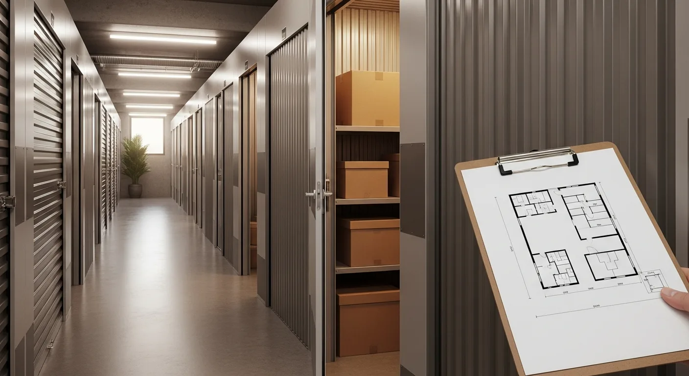 Box de self-stockage utilisé pour optimiser un bien immobilier